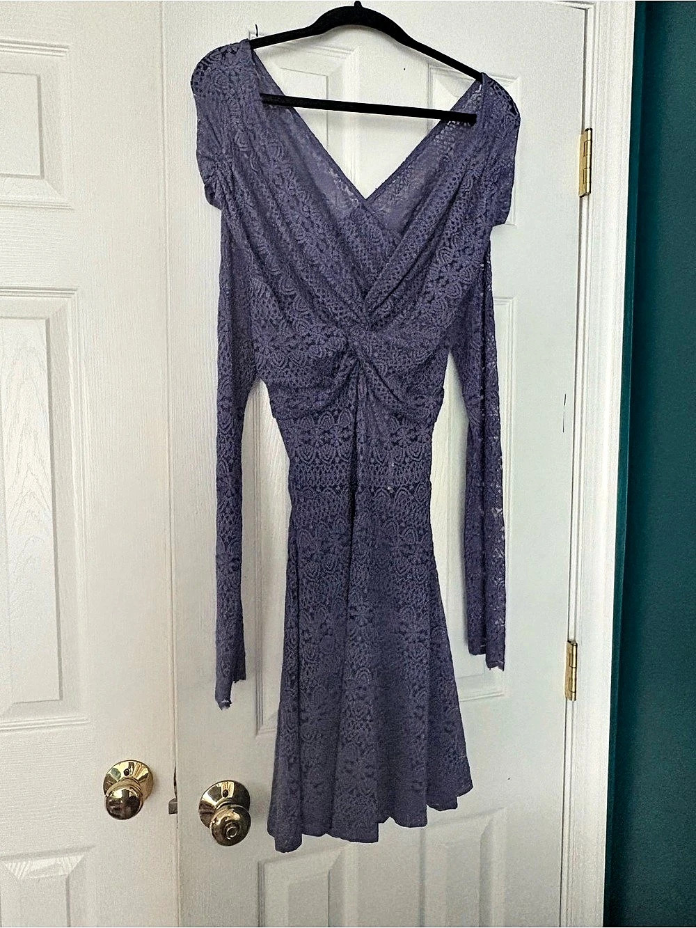 Free People Purple Lace Dress